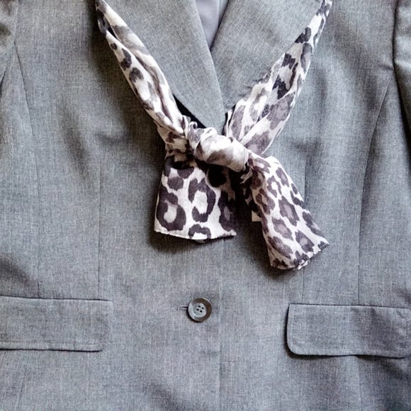 Gray Skirt Suit Office Carreer Professional Size 18 - Picture 4 of 5